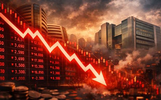 Sensex Falls 1,000 Points, Nifty Drops After Sell-Off
