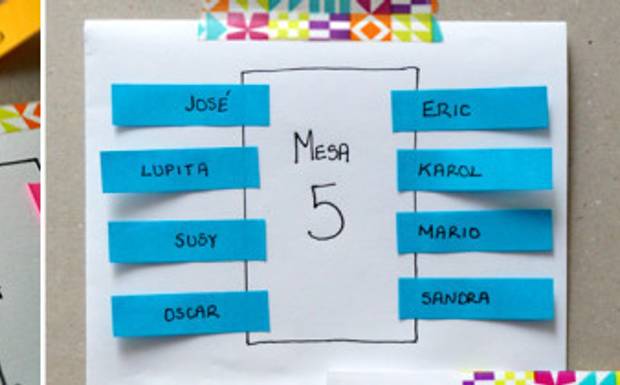 ¿Cómo organizar a los invitados en las mesas?