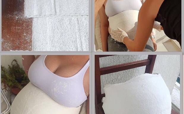 Belly Cast (Barriga de gesso)