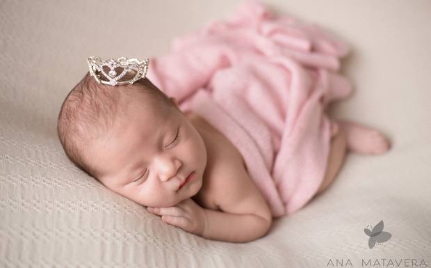 As poses usadas no ensaio Newborn