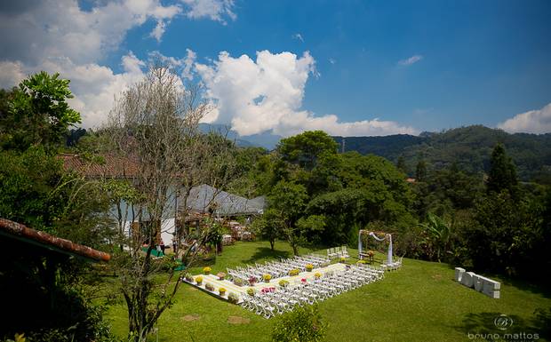 Casamento ao ar livre