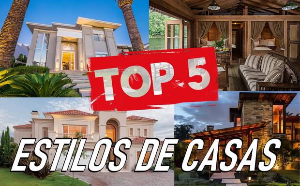 Os 5 estilos de casas mais pedidos pelos clientes