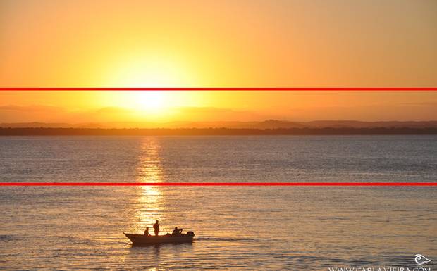 Fotografia de Paisagem - Regra da Linha do Horizonte