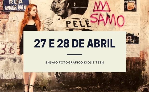 Ensaio Fotográfico Teen em São Paulo, 27 e 28 de abril