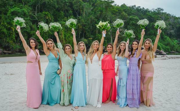 Como definir a cor dos vestidos das madrinhas