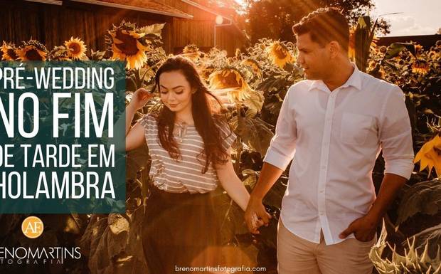 Pré-Wedding no fim de tarde em Holambra | Além da Fotografia