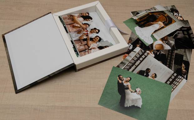 Caixa personalizada para as suas fotos