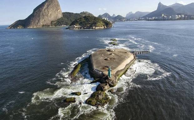 Memória bombardeada, Forte Lage pode afundar na Baía de Guanabara