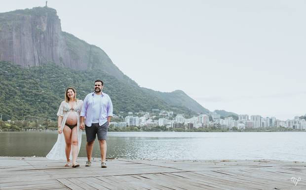 Espera do Bento | Ensaio de Gestante na Lagoa Rodrigo de Freitas