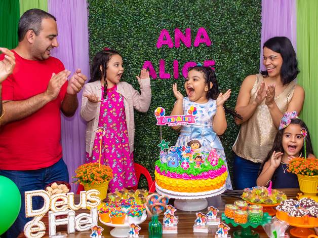 Aniversário Infantil de Ana Alice - 4 Anos 