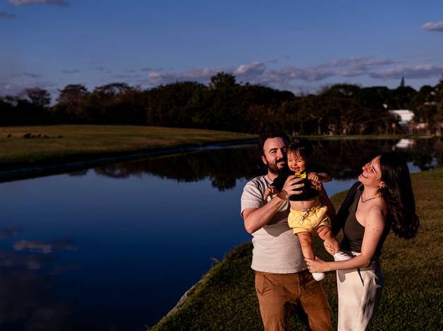 Ensaios de Família de Heitor, Lívia e Léo