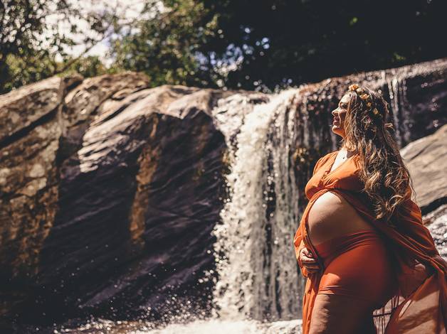 Gestante de À Espera de Ana Luiza