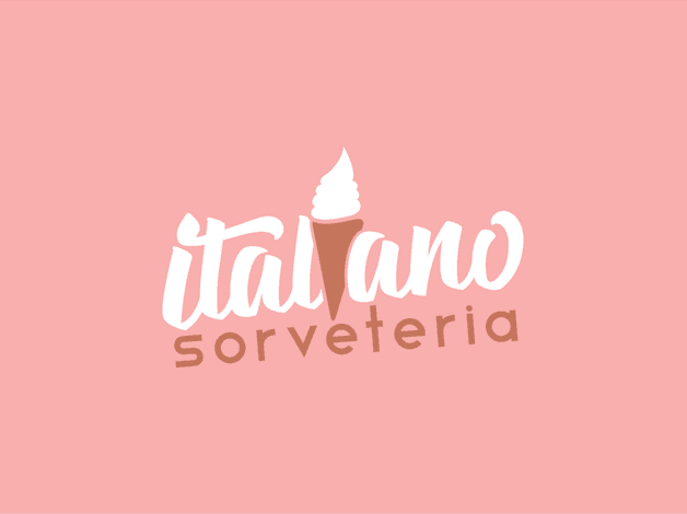 Identidade Visual  de Italiano Sorveteria 