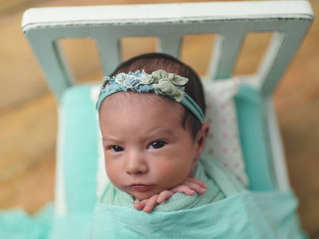 Newborn de Ensaio de Newborn da Laurinha