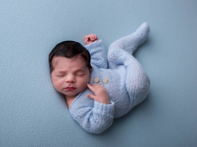 Newborn de Ensaio de Newborn do Enzo