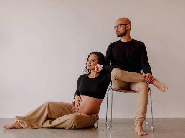 Família de Lélia & Rapha & Dodó esperando Matteo