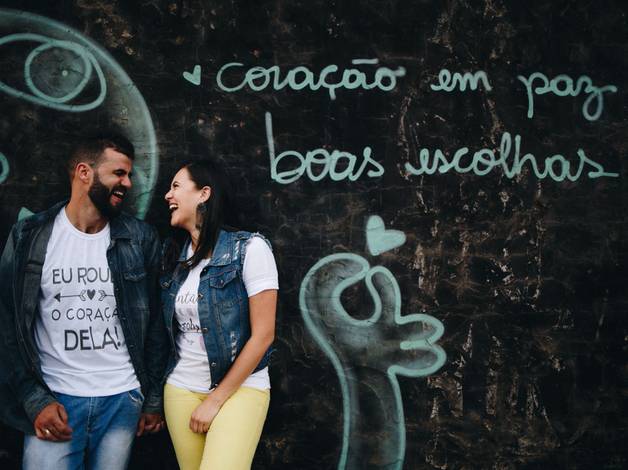 Casal de Mariana e Júnior