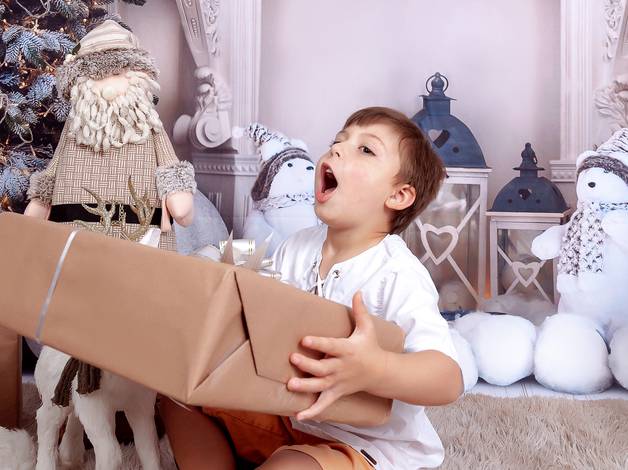Infantil de Ensaio de Natal