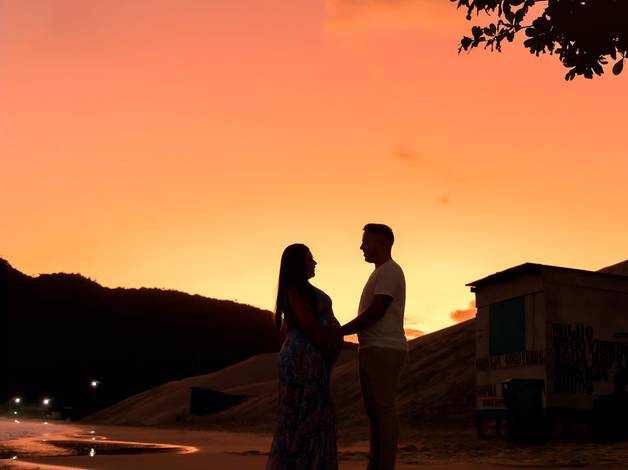 Gestante - Parto de Ensaio Gestacional - A espera do Gael - Cherolly e Fabiano