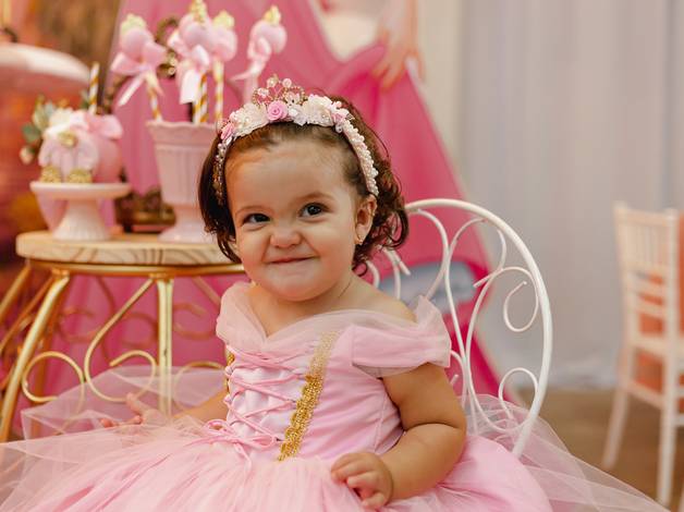 Infantil de Aniversário Aurora - 1 Aninho