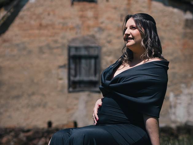 Gestante - Parto de Ensaio Gestante - Angela e Pedro