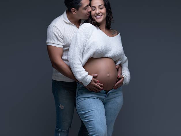 Gestante - Parto de Ensaio Gestante - Aline e Júlio