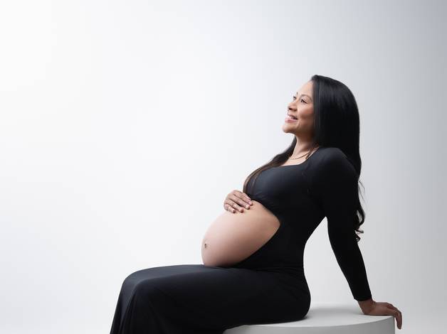 Gestante - Parto de Ensaio Gestante - Bruna