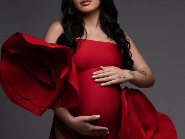 Gestante - Parto de Ensaio Gestante - Fernanda e Osmar