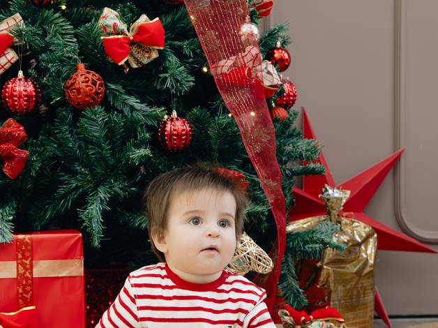Infantil de Ensaio de Natal