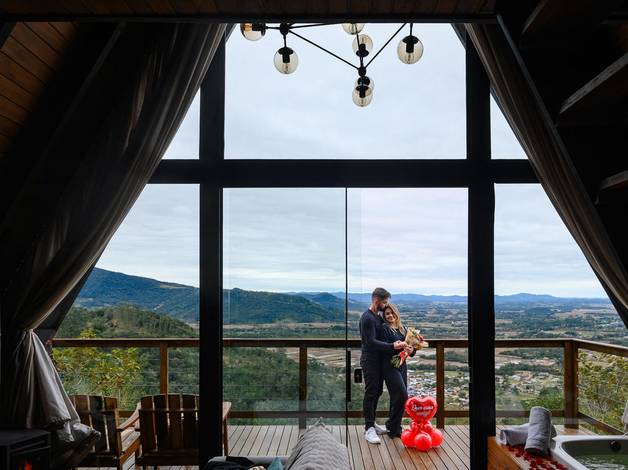 Ensaio Casal - Pré-wedding de Ensaio de Casal na Serra Catarinense em Praia Grande SC | Pedido de Casamento