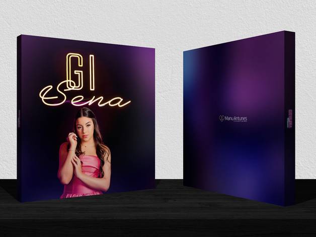 ÁLBUNS DIAGRAMADOS de Álbum Festa | Giovanna Sena 15 anos