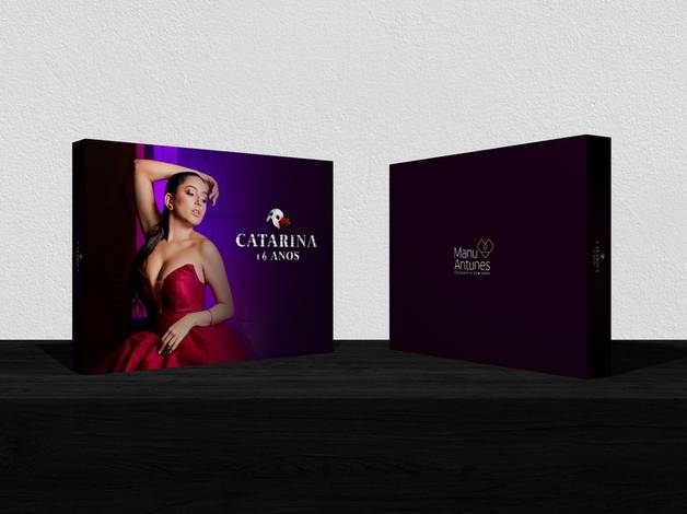 ÁLBUNS DIAGRAMADOS de Álbum Festa | Catarina 16 anos