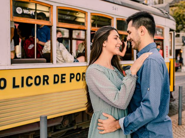 Casal  de Fernanda + João