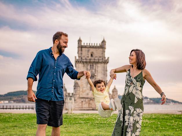 Família de Tati, Thiago e Arthur