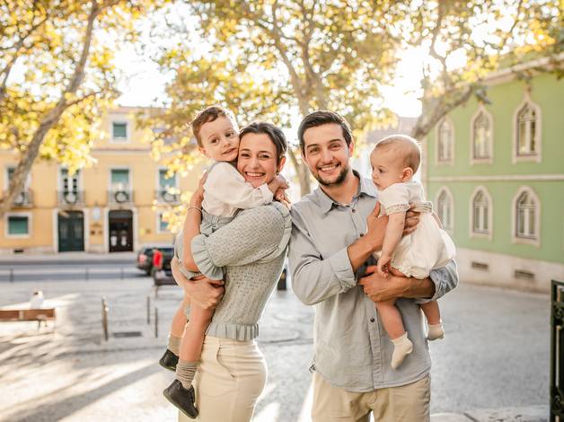 Família de Batizado do Benício