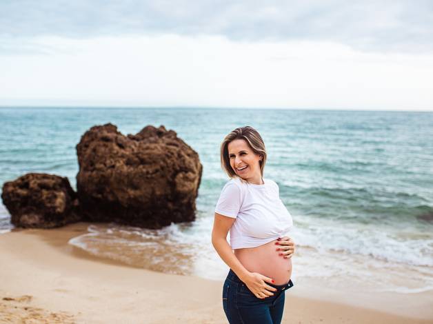 Gestante de À espera da Theodora II