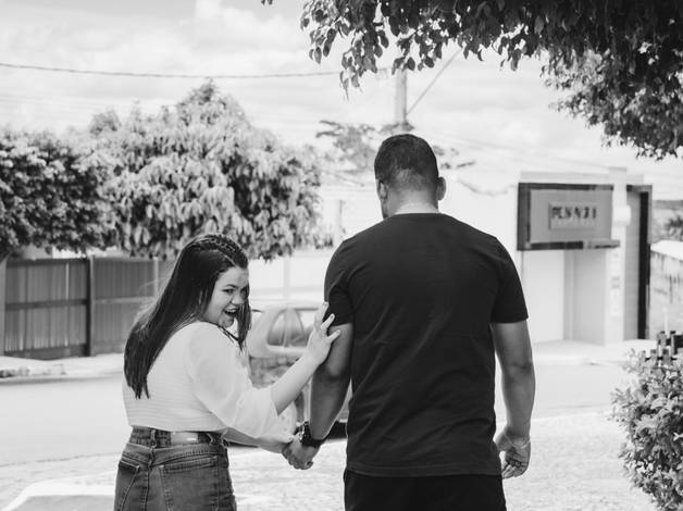 Casal de Jeniffer e vinicius