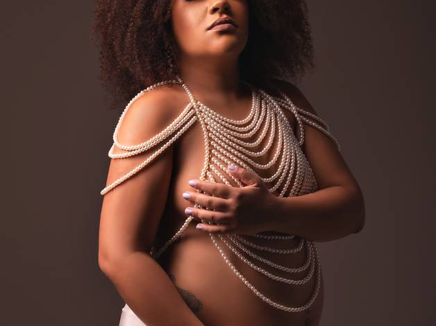 Gestante de A Doce espera de Pérola