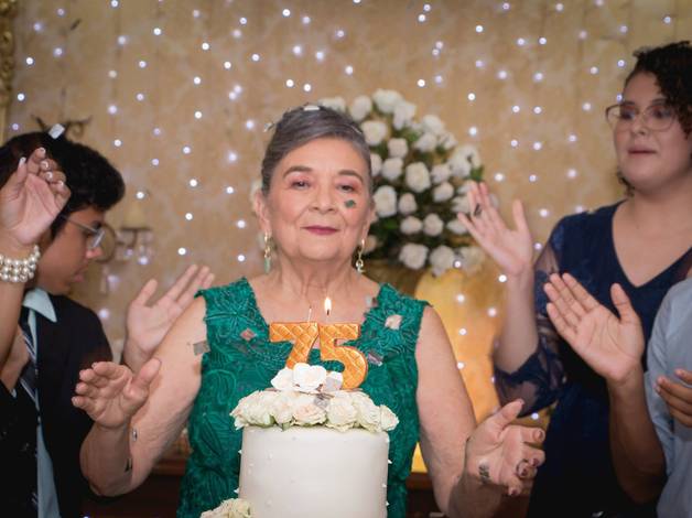 Aniversário - Adulto de MARIA DA PAZ | 75 ANOS