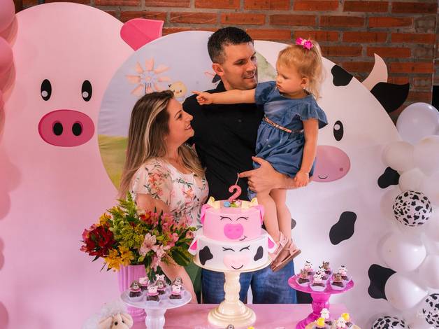 Aniversário de Aniversário de Dois Anos da Cecília