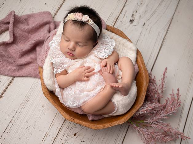 Newborn de Melina - 07 dias (casa da cliente)