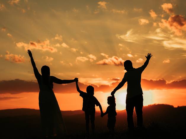 Família de Luccas e Vanessa