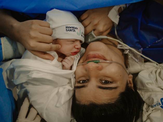 Parto de Chegada do Cauã ao mundo