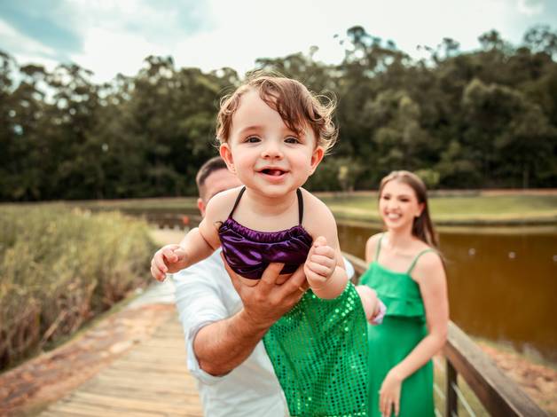 Infantil de Isabella primeiro aninho