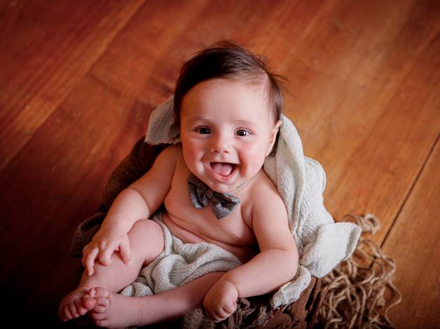 ACOMPANHAMENTO BEBÊ de Ensaio acompanhamento Leo 4 meses