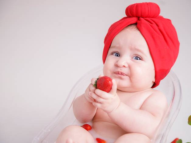 ACOMPANHAMENTO BEBÊ de ENSAIO KIDS - MILH BATH DA SOFIA 6 MESES