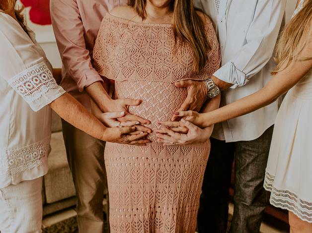 Ensaio de Juliana + Junior = Maria Clara