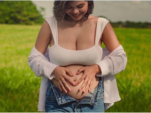 Ensaio Fotógrafico de Ensaio Gestacional Luiza