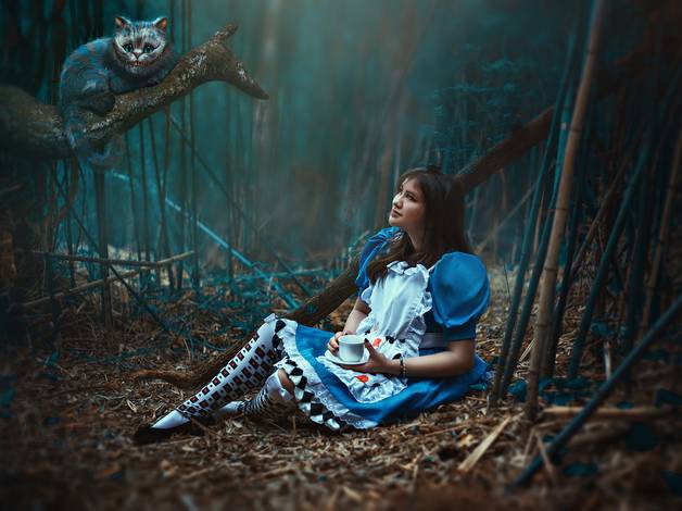Debutante de Ensaio de 15 Anos Alice no País das Maravilhas | Letícia em Maricá