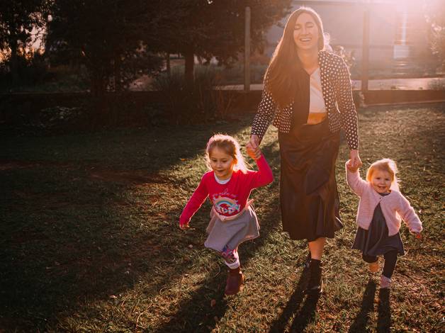 Família de Ensaio Família Franciele, Martina e Cecilia